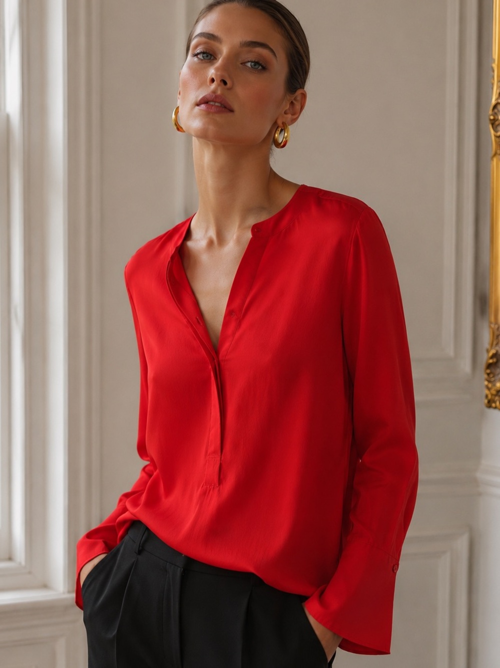 Equipment Femme Sanded Silk Shirt